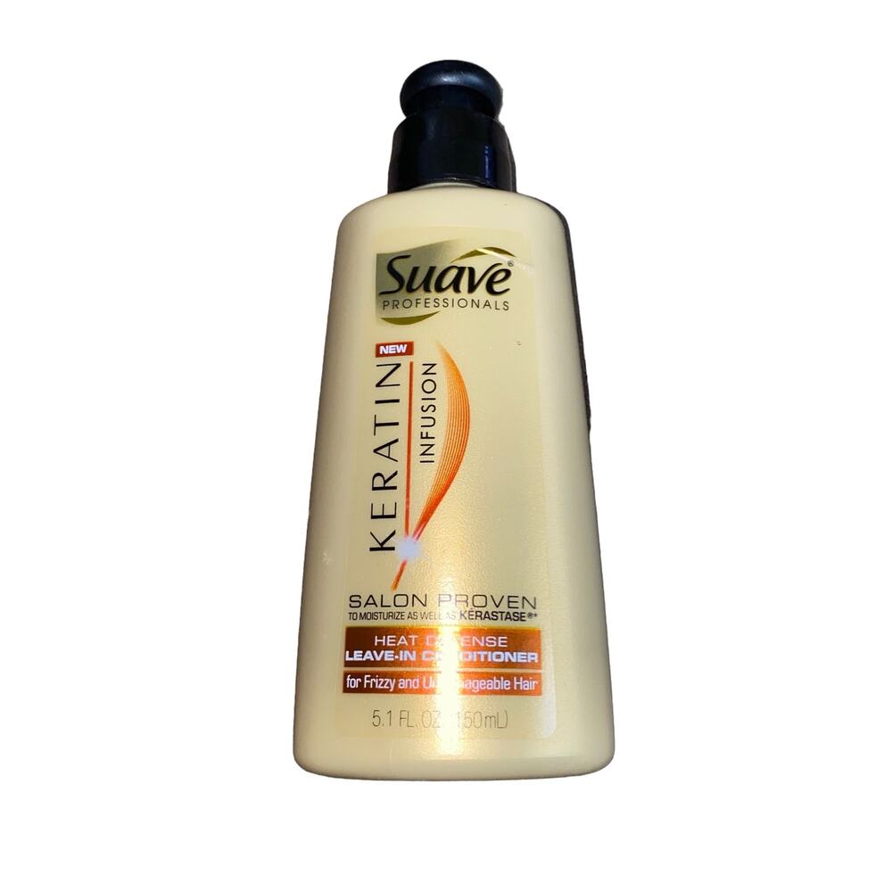 Suave Professionals Keratin Infusion Heat Defense Leave In Conditioner 5.1 oz
